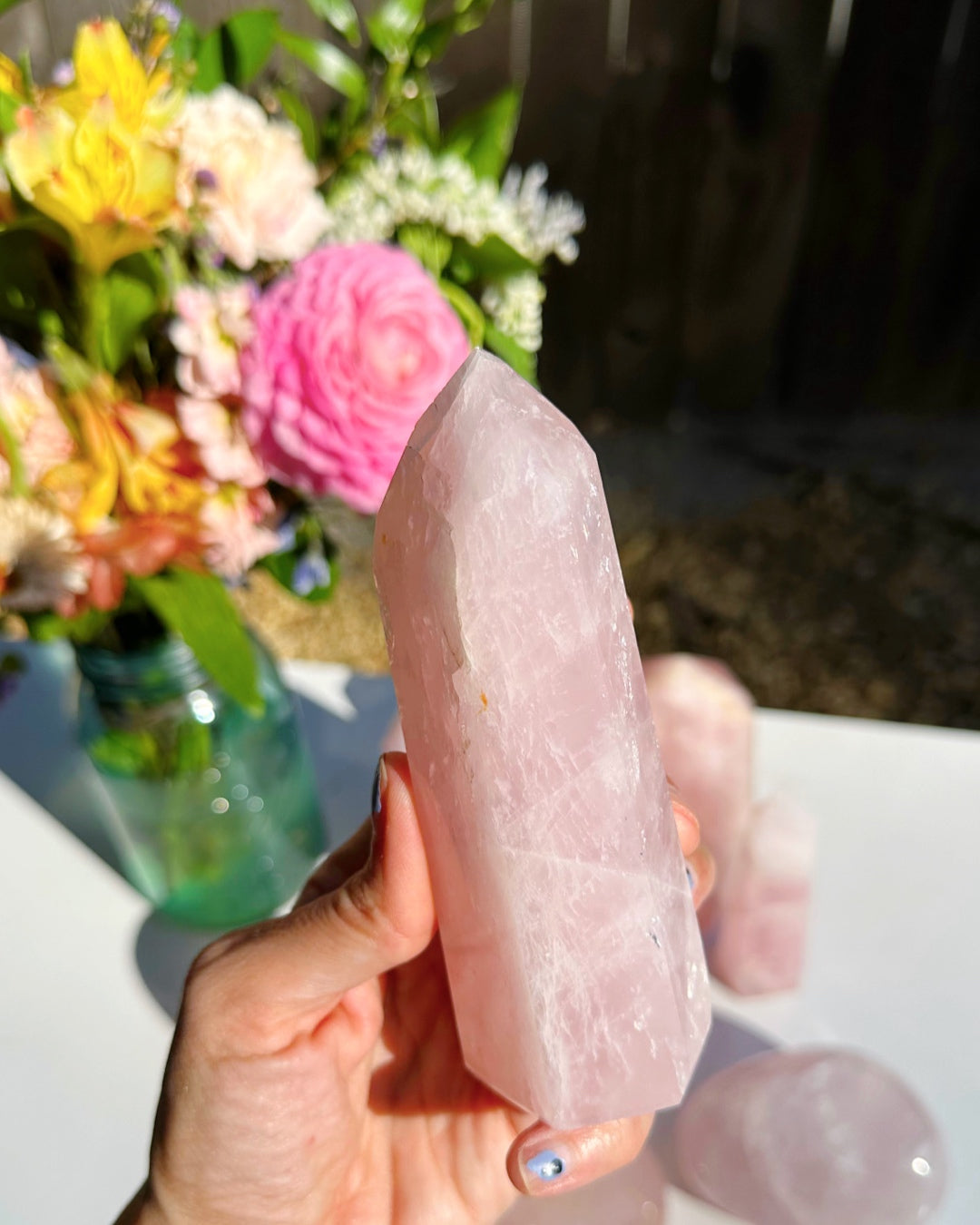 Rose Quartz Tower - Baltic Mermaid
