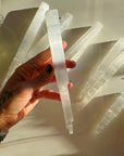 Selenite Icicle Ornaments - Set of 3