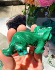 Hand Carved Malachite Lion