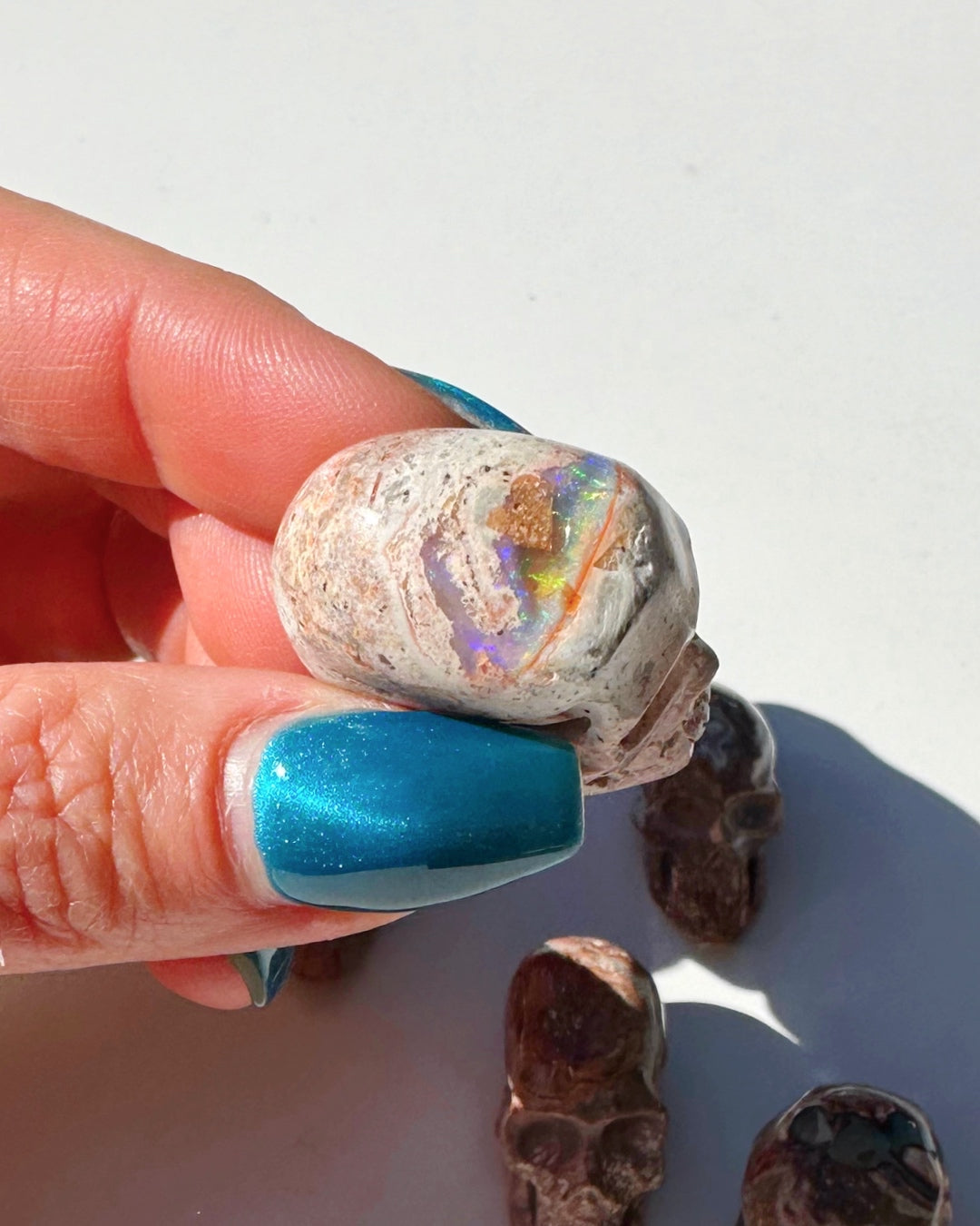 Cantera Opal Skull - Baltic Mermaid