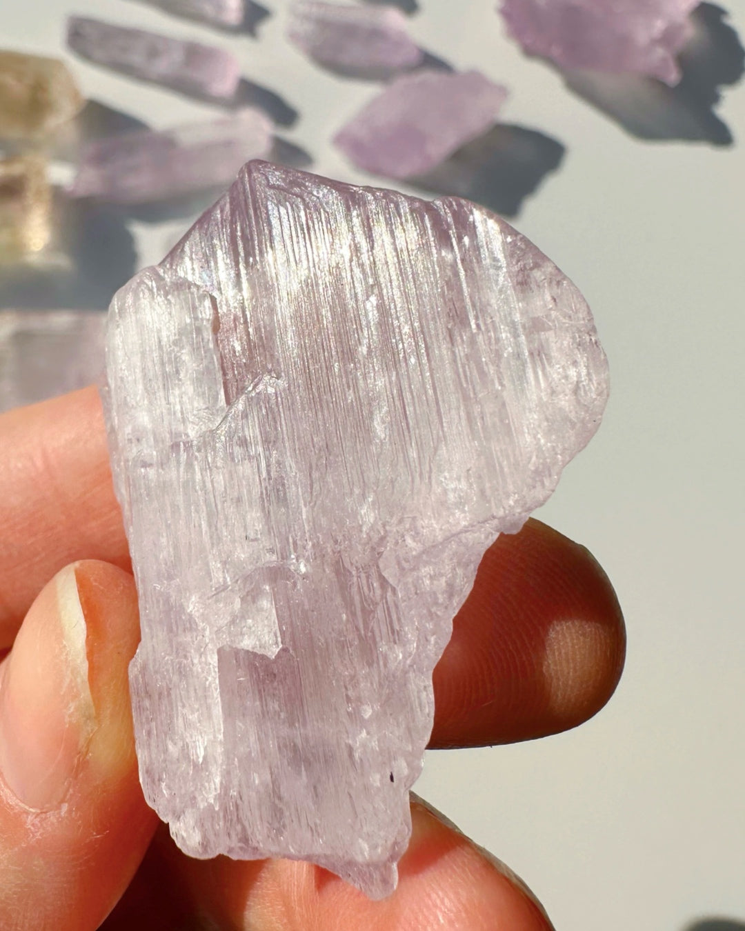 Raw Kunzite