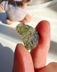 Chlum Moldavite w/ Rainbow 