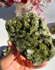 Epidote Quartz Cluster