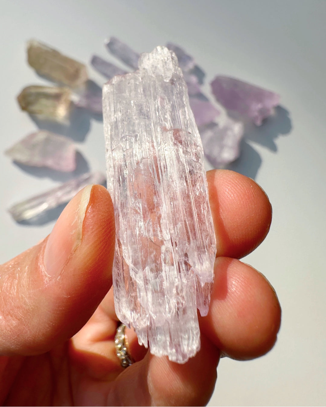 Raw Kunzite