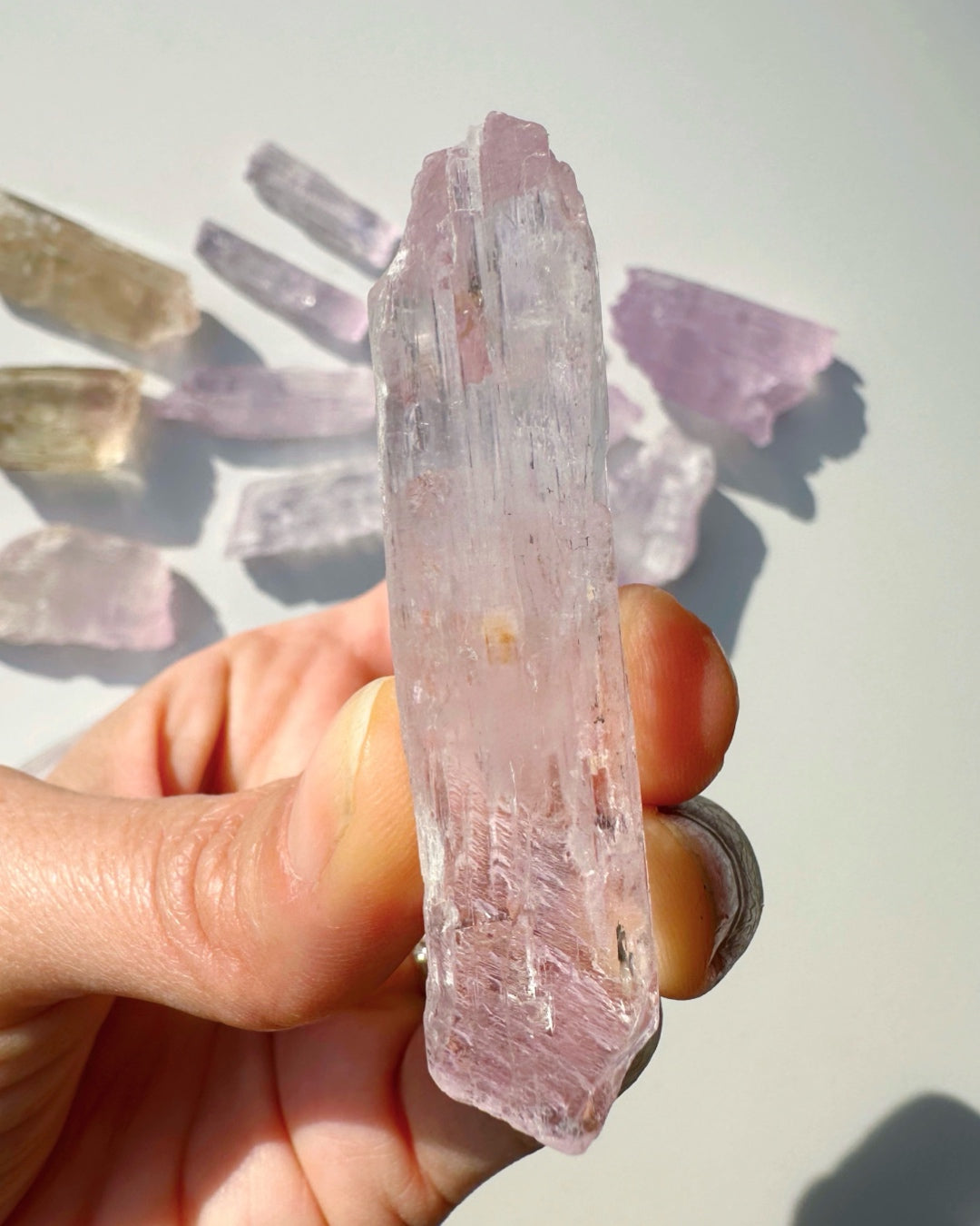 Raw Kunzite