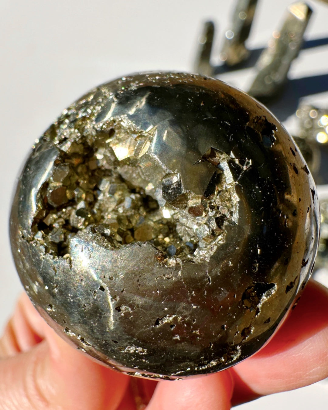 Pyrite Sphere - Baltic Mermaid