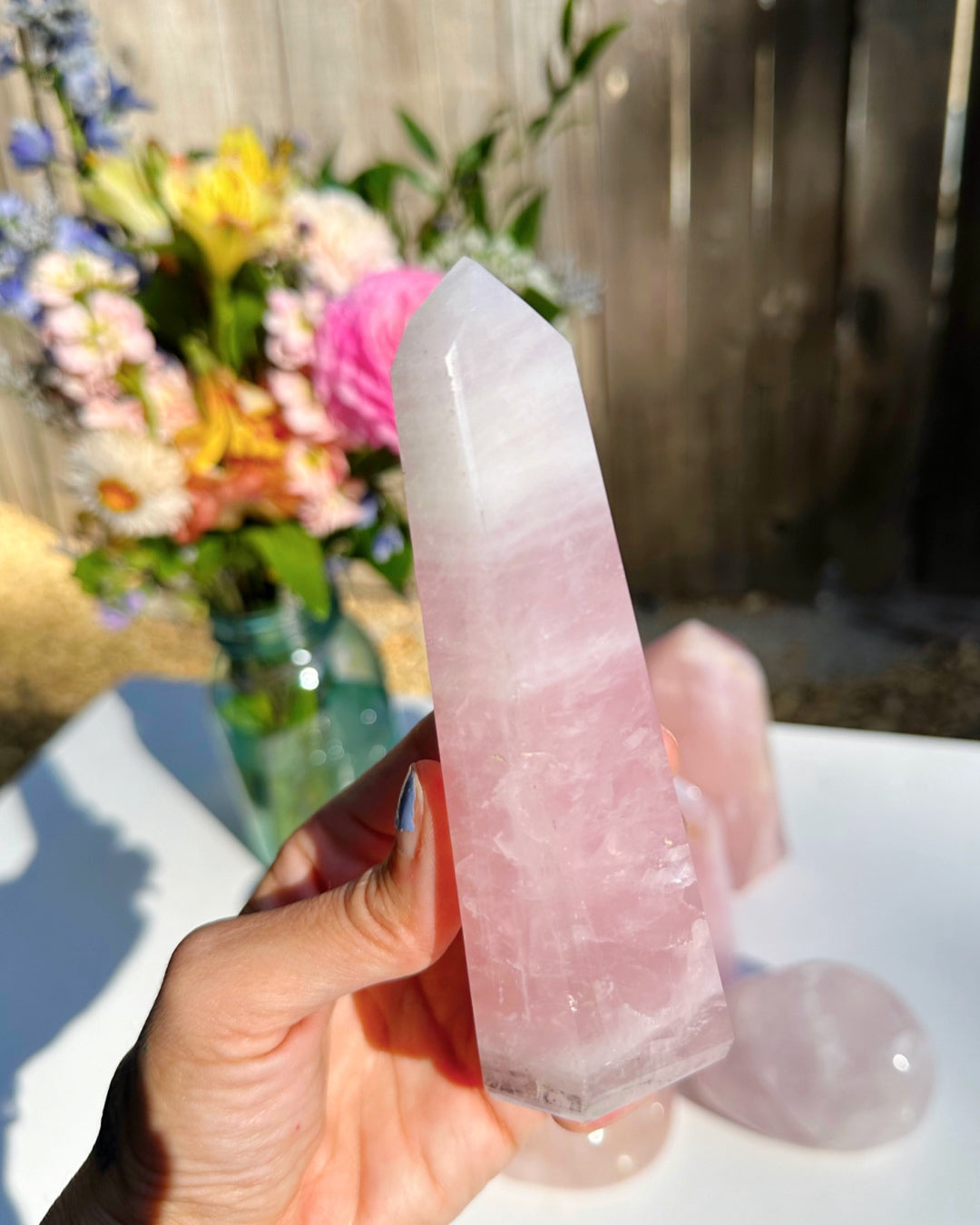 Rose Quartz Tower - Baltic Mermaid