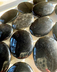 Black Obsidian Flat Palm Stones