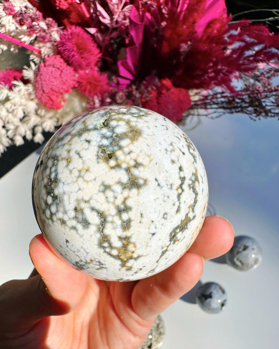 Ocean Jasper Sphere