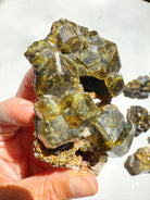 Rare Mali Green Grossular Andradite Garnet w/ Clinochlore AAA Quality Baltic Mermaid