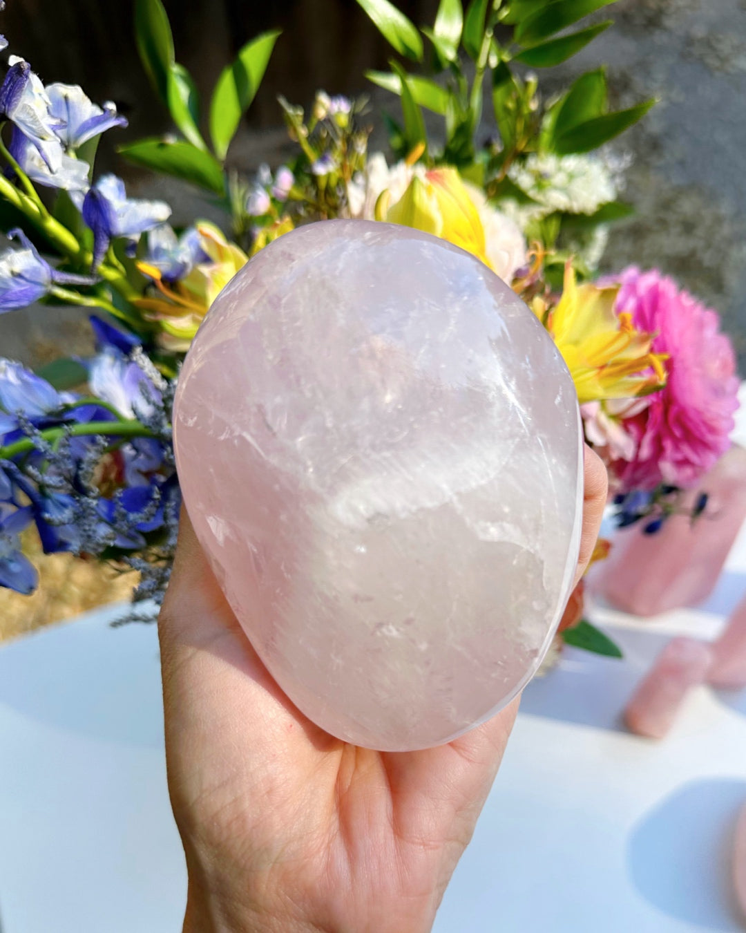 Rose Quartz Freeform - C