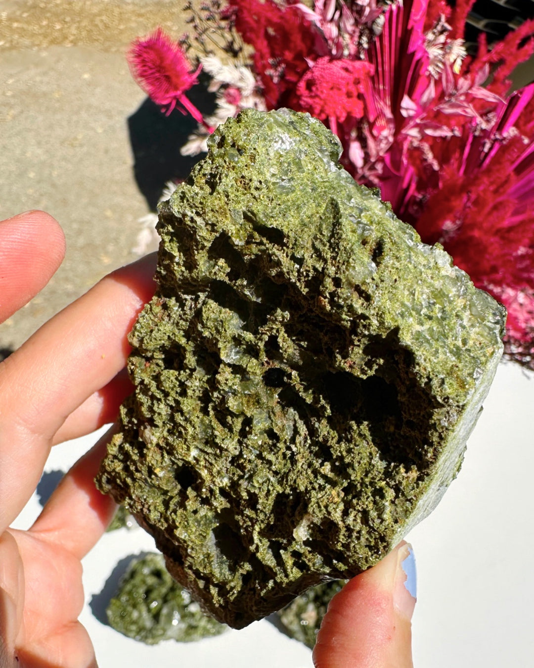 Epidote Quartz Cluster