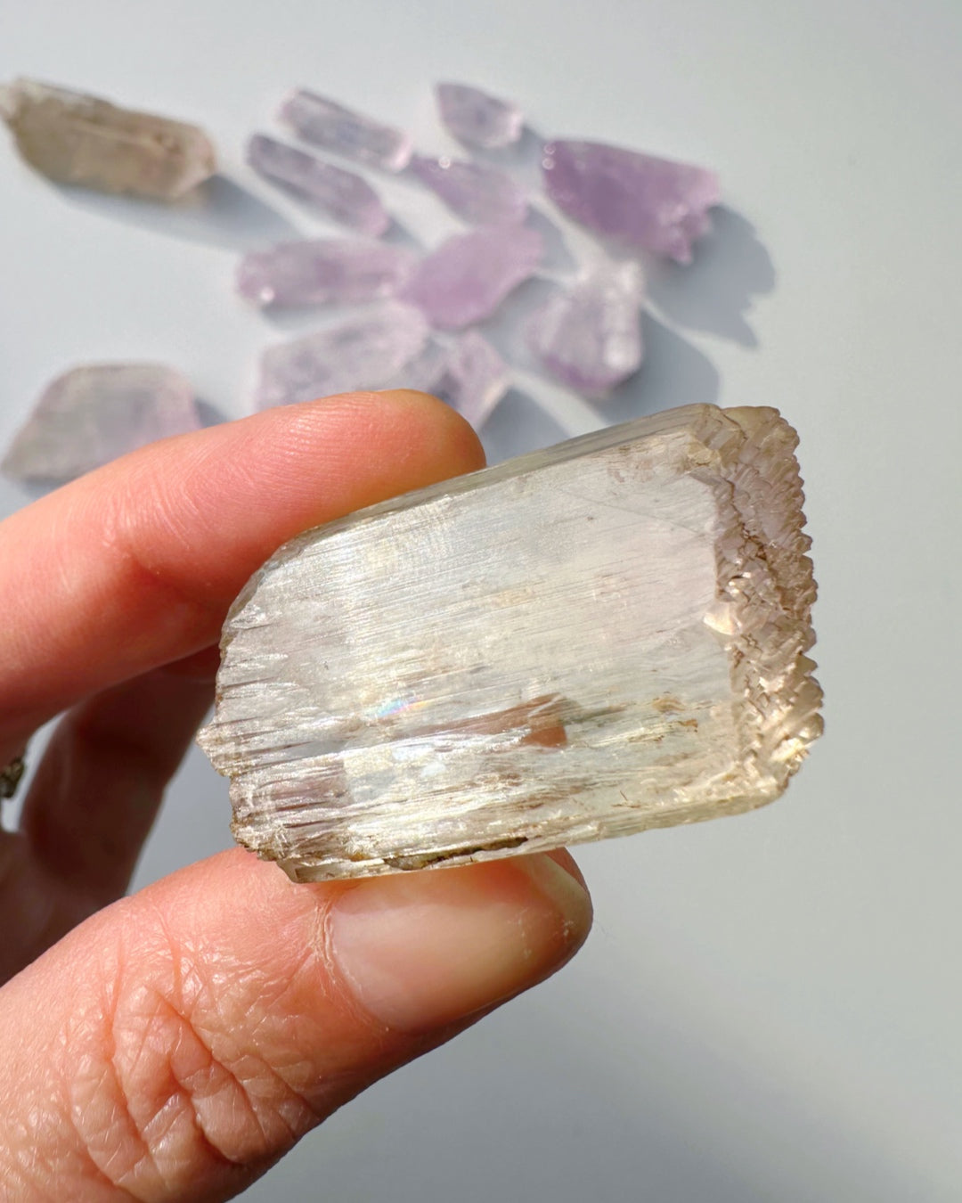 Raw Kunzite