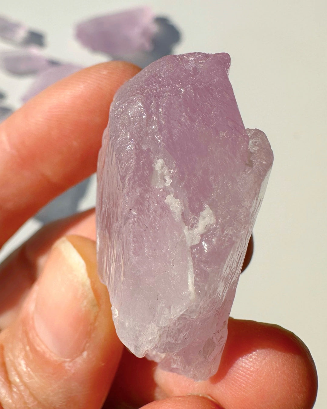 Raw Kunzite