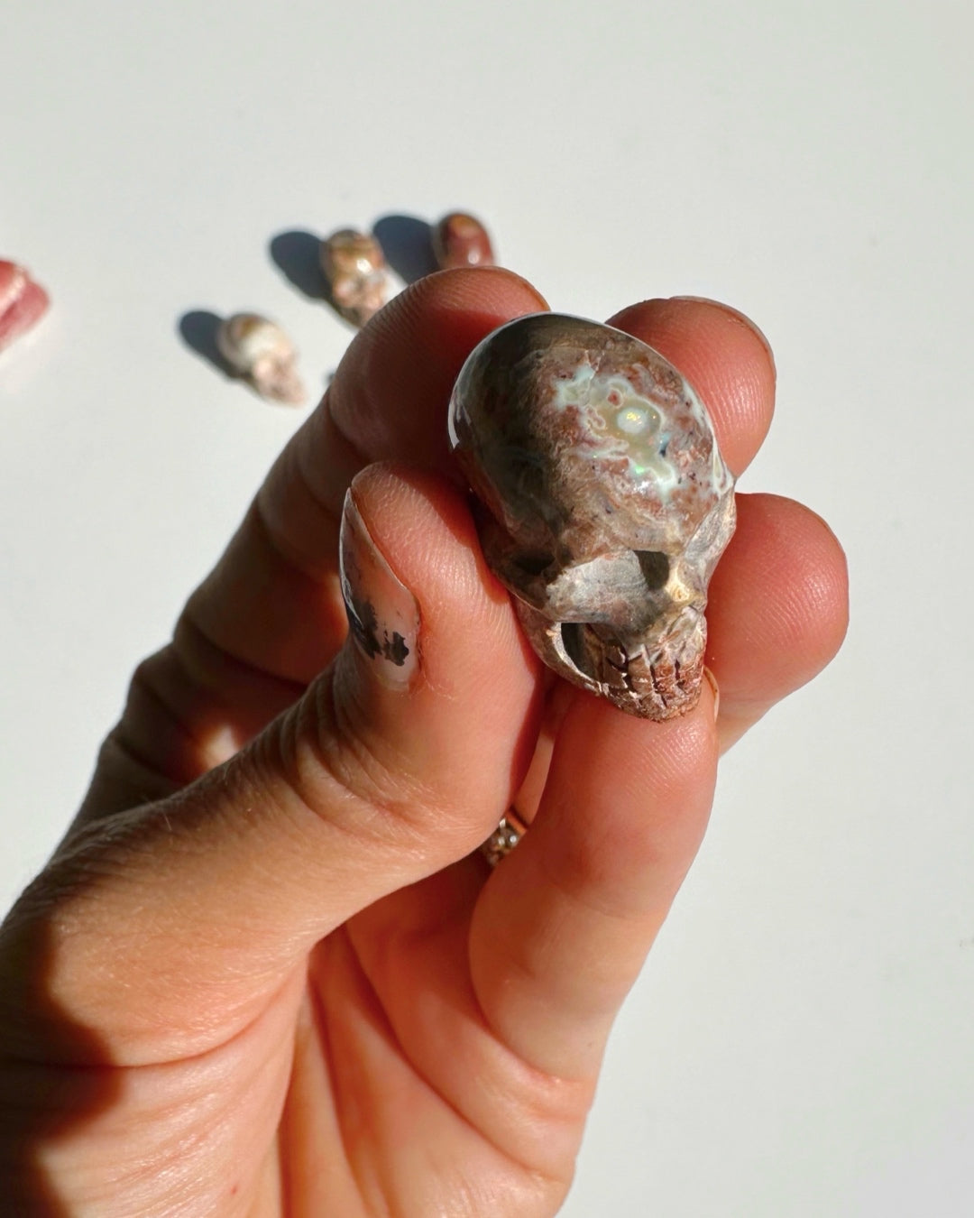 Cantera Opal Skull - Baltic Mermaid