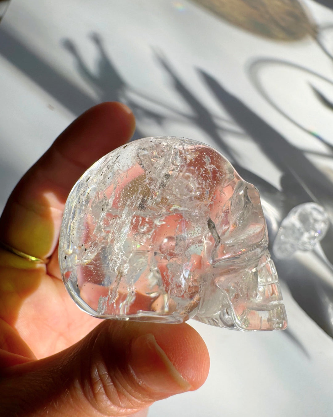 Clear Quartz Skull - Baltic Mermaid