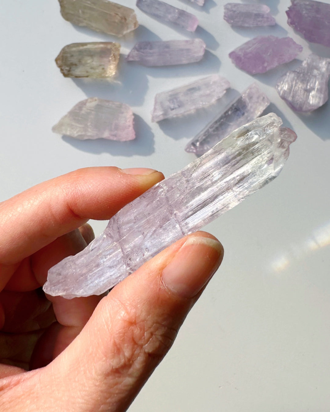 Raw Kunzite