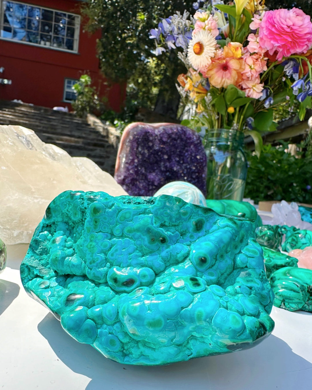 Chrysocolla w/ Malachite - Baltic Mermaid