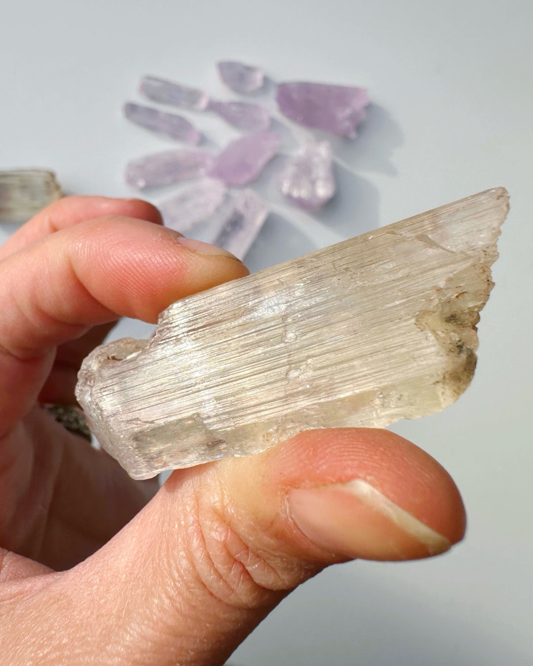 Raw Kunzite