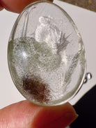 Intaglio Carved Dragon Chlorite Quartz/Garden Quartz Cabochon Baltic Mermaid