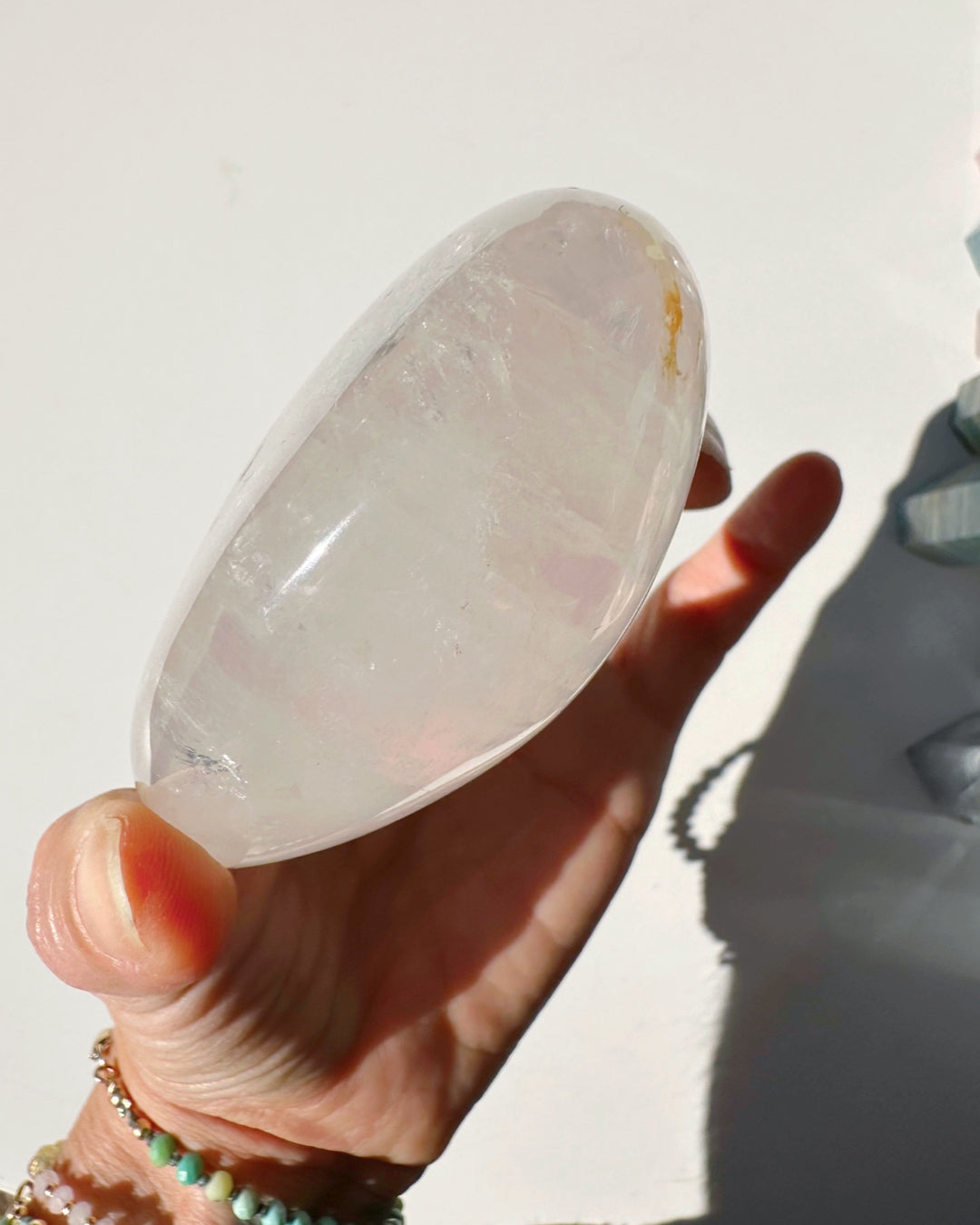 Quartz Freeform w/ Hematoid Inclusions - Baltic Mermaid