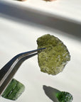 Chlum Moldavite w/ Rainbow 