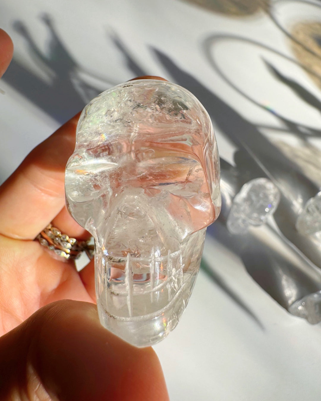 Clear Quartz Skull