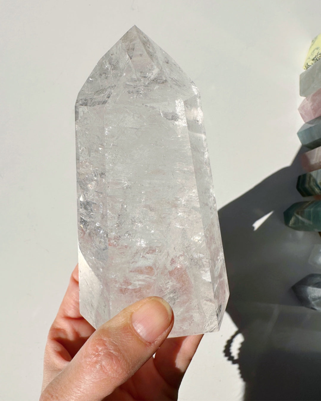 Clear Quartz Tower