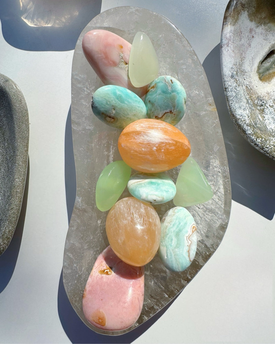 Light Smoky Quartz Dish - Baltic Mermaid