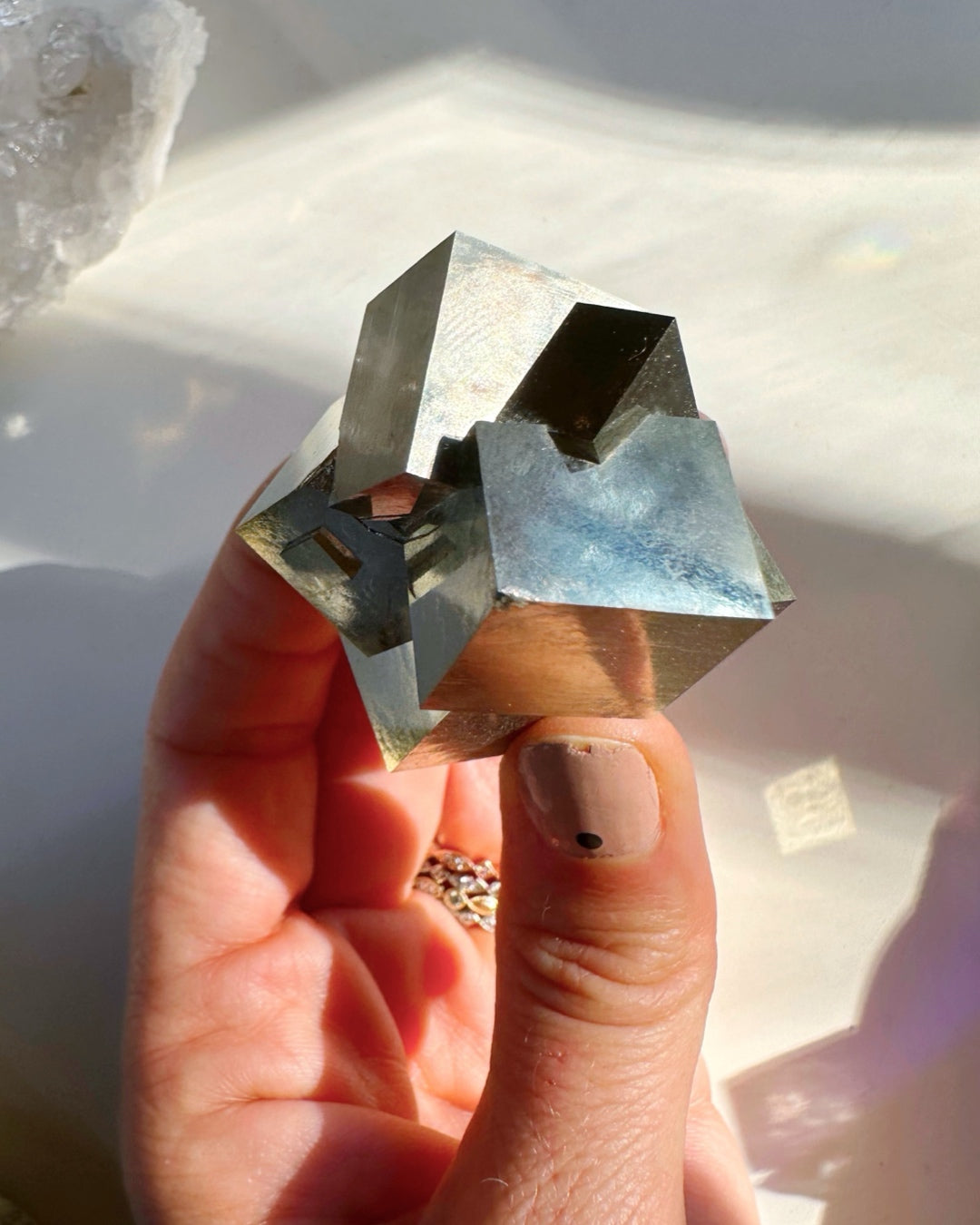 Pyrite Cube Cluster - AAA - Baltic Mermaid
