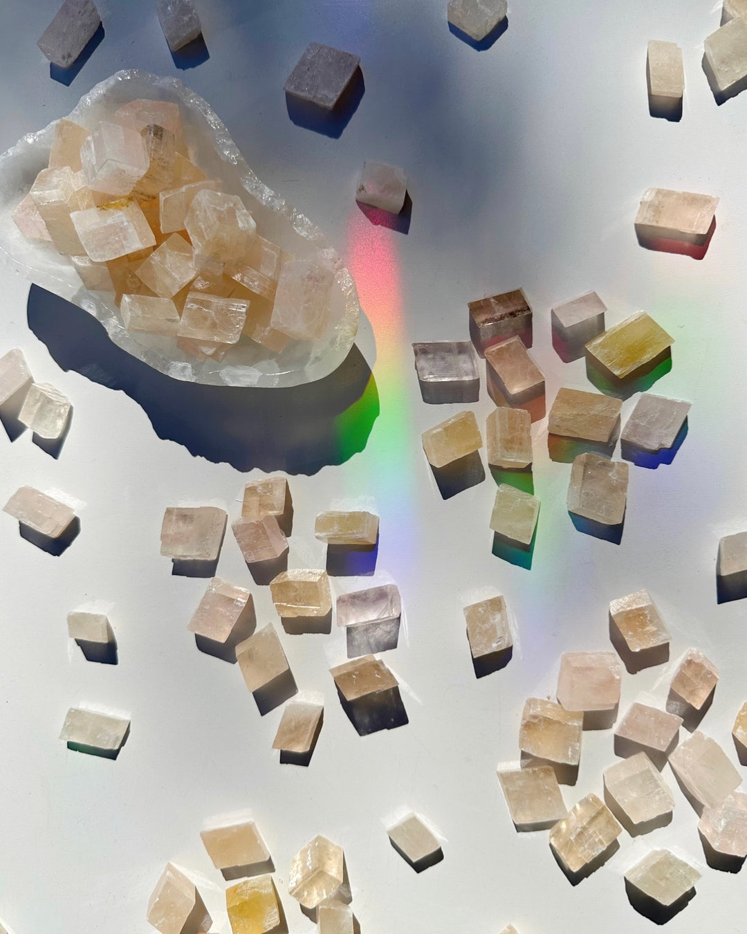 Mini Pink Optical Calcite - Baltic Mermaid