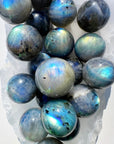 Labradorite Mini Spheres AAA