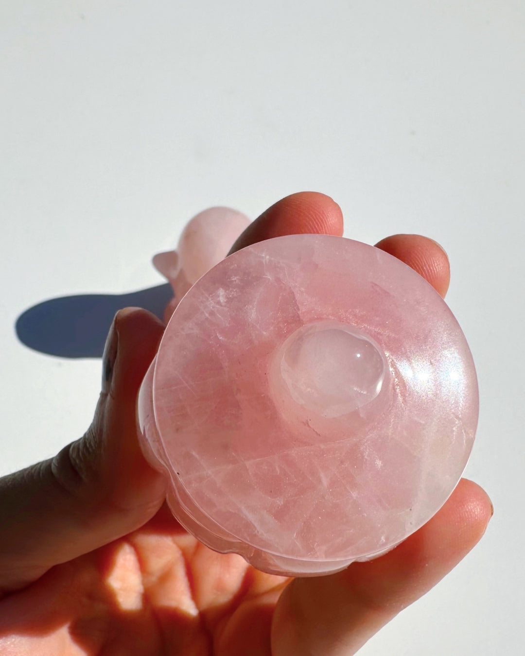 Rose Quartz Jack-O-Lantern - Baltic Mermaid