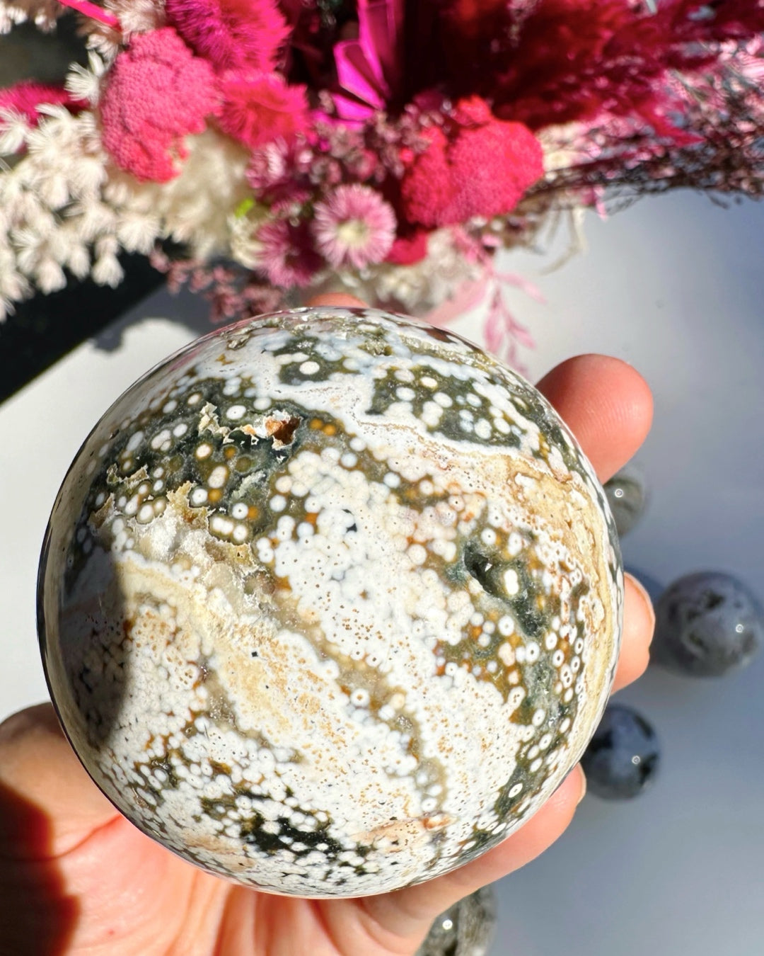 Ocean Jasper Sphere