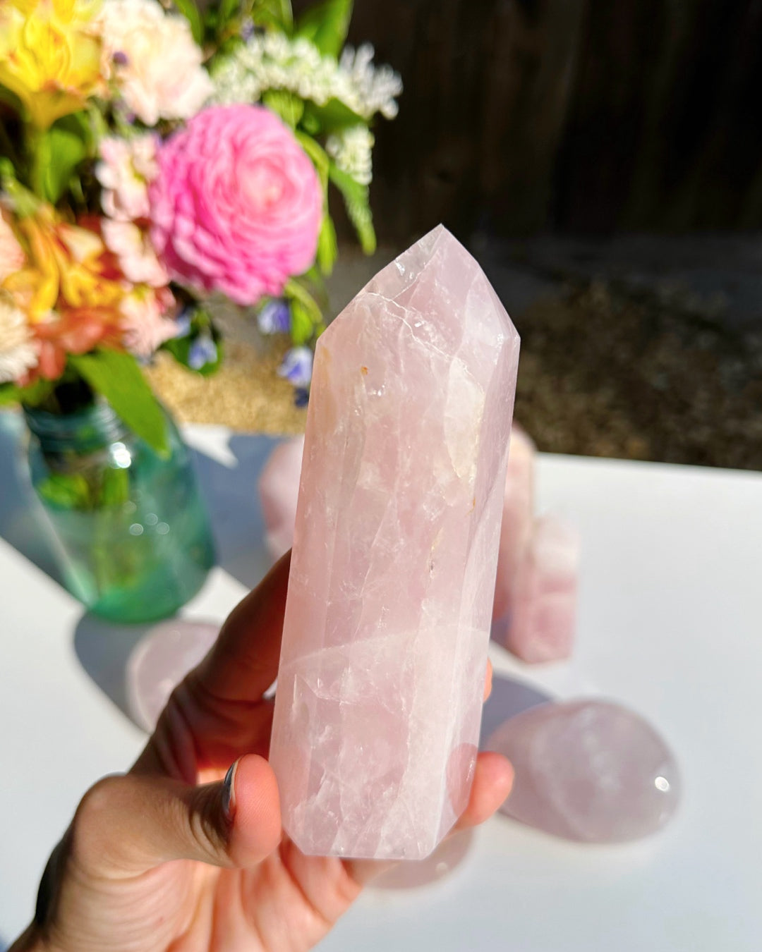 Rose Quartz Tower - Baltic Mermaid