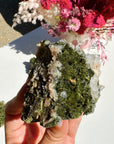 Epidote Quartz Cluster