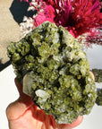 Epidote Quartz Cluster