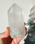 Clear Quartz Tower w/ Chlorite Inclusions