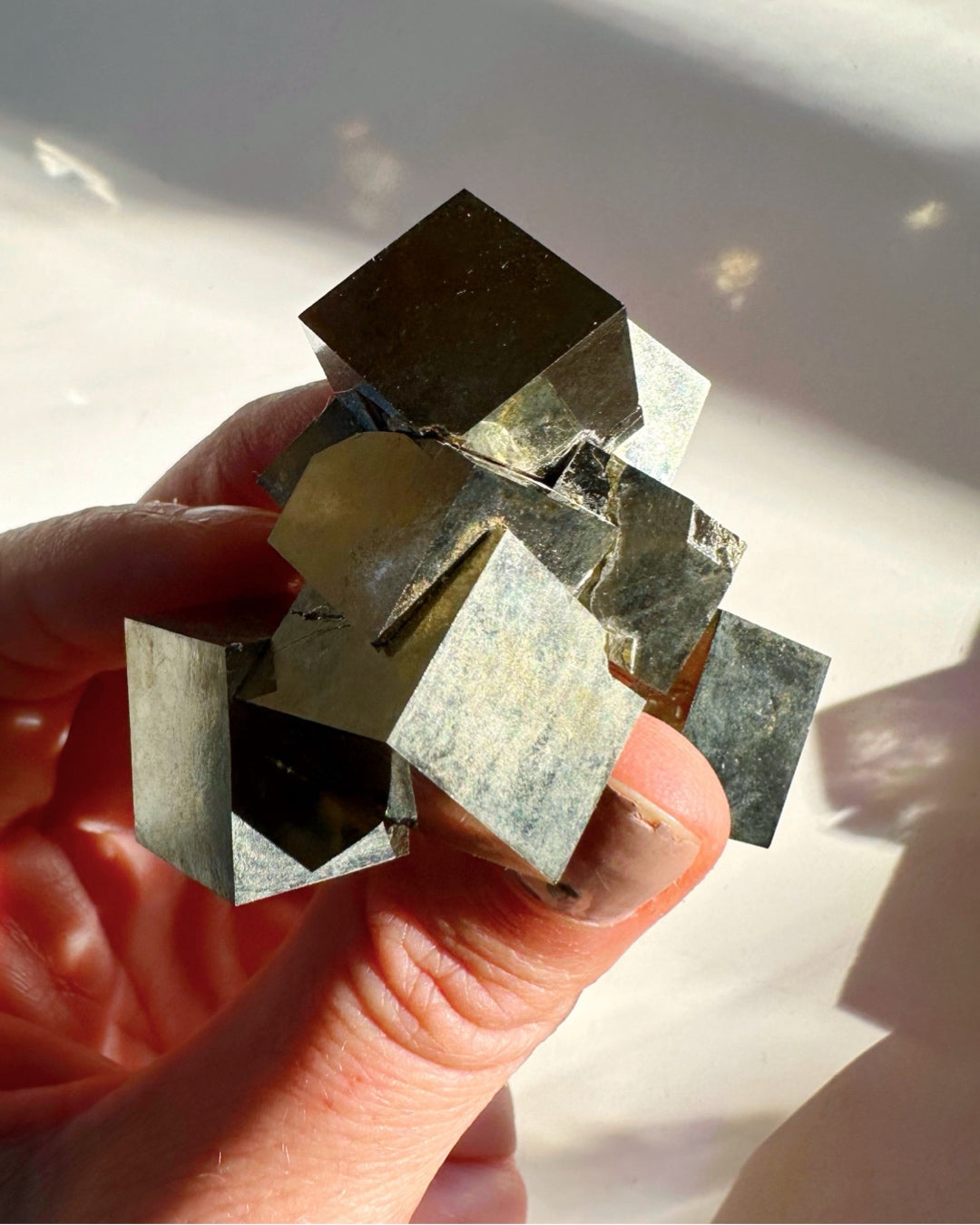 Pyrite Cube Cluster - AAA - Baltic Mermaid