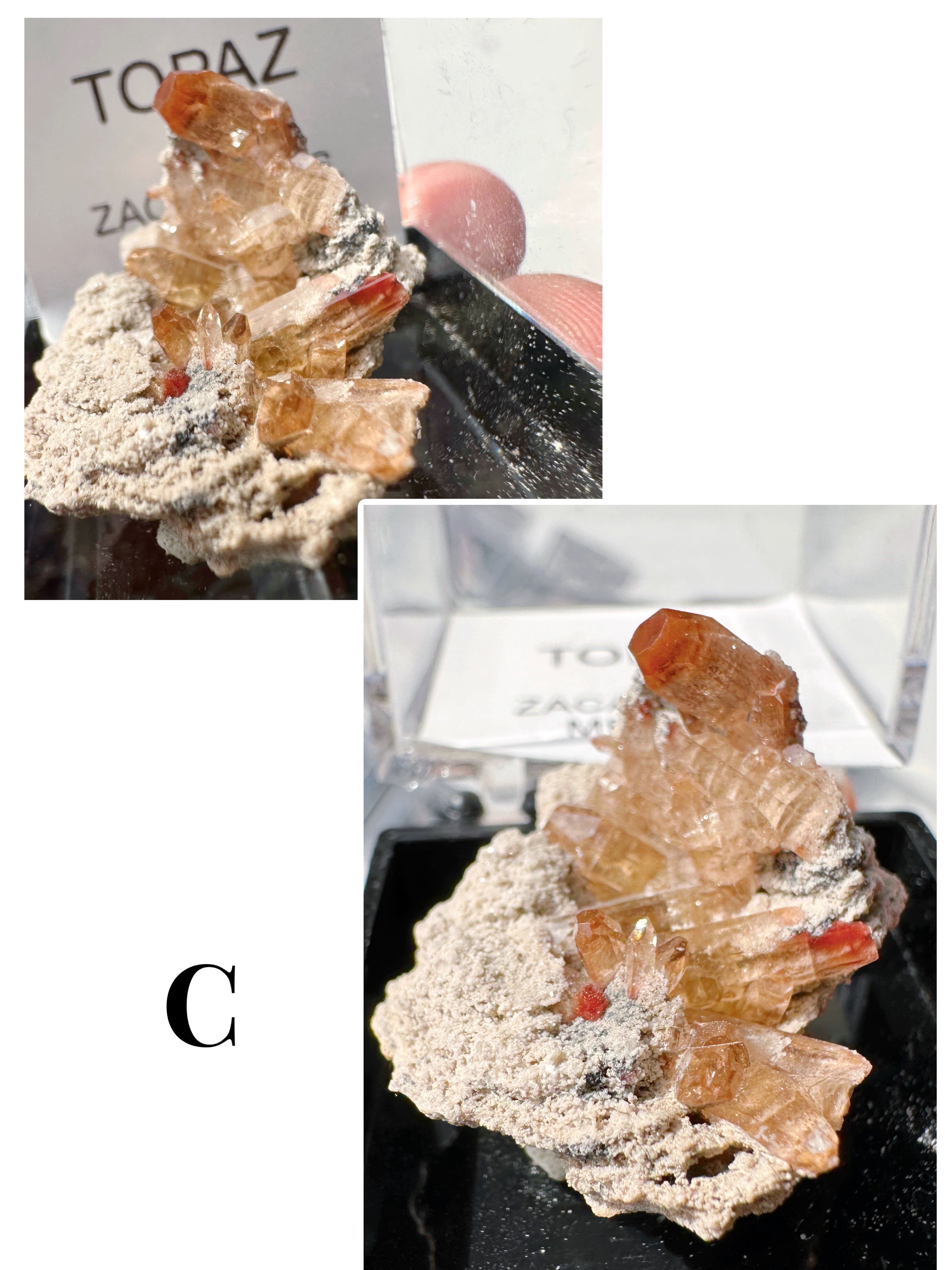 Natural Topaz Thumbnails in a Perky Box - from Zacatecas, Mexico - Baltic Mermaid