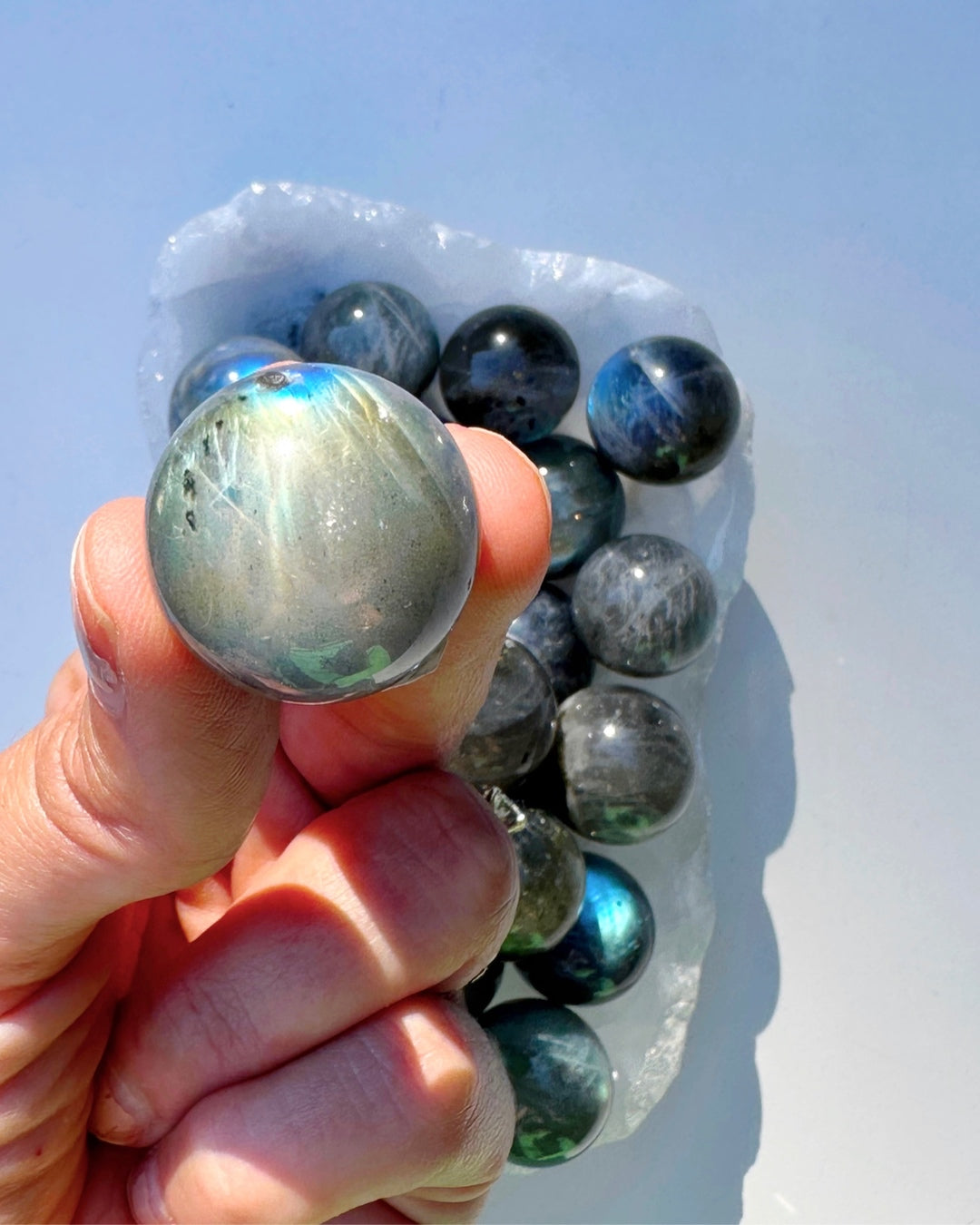 Labradorite Mini Spheres AAA - Baltic Mermaid