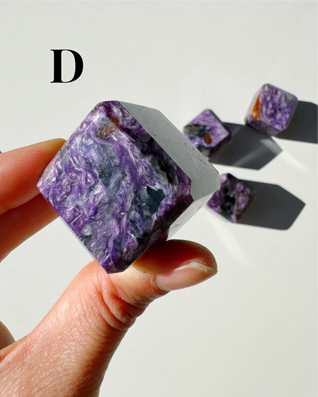 Charoite Cubes - Baltic Mermaid
