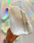 White Calcite Dish E