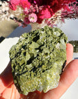 Epidote Quartz Cluster