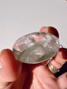 Intaglio Carved Dragon Chlorite Quartz/Garden Quartz Cabochon Baltic Mermaid