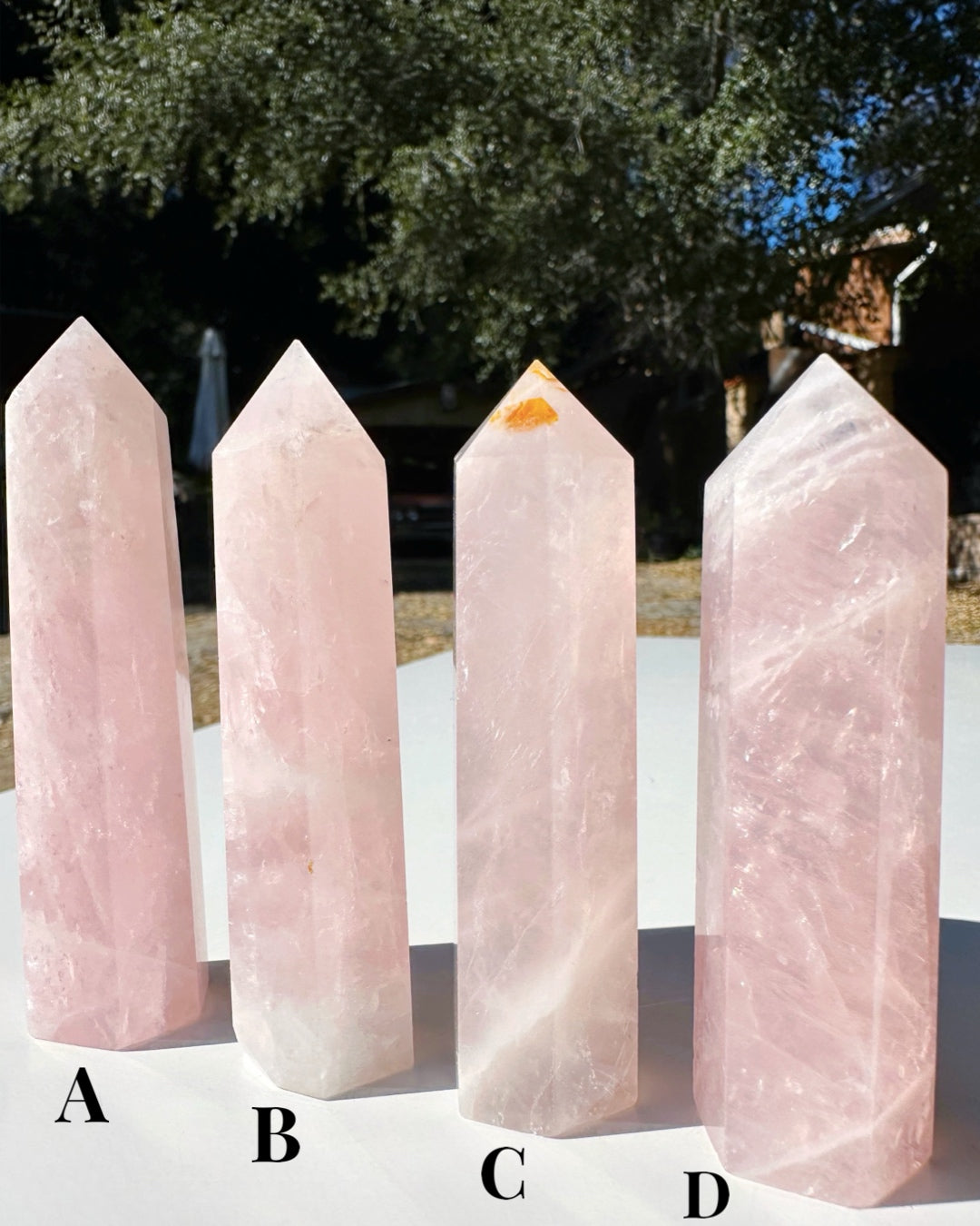 Rose Quartz Towers - Small