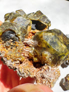 Rare Mali Green Grossular Andradite Garnet w/ Clinochlore AAA Quality Baltic Mermaid