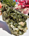 Epidote Quartz Cluster