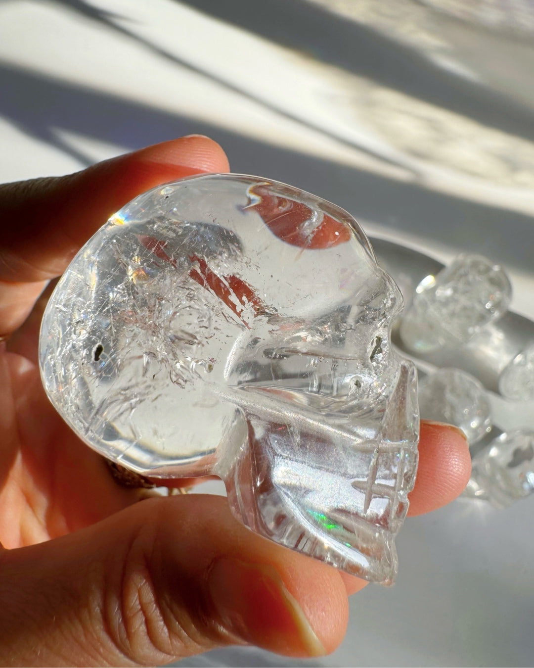 Clear Quartz Skull - Baltic Mermaid