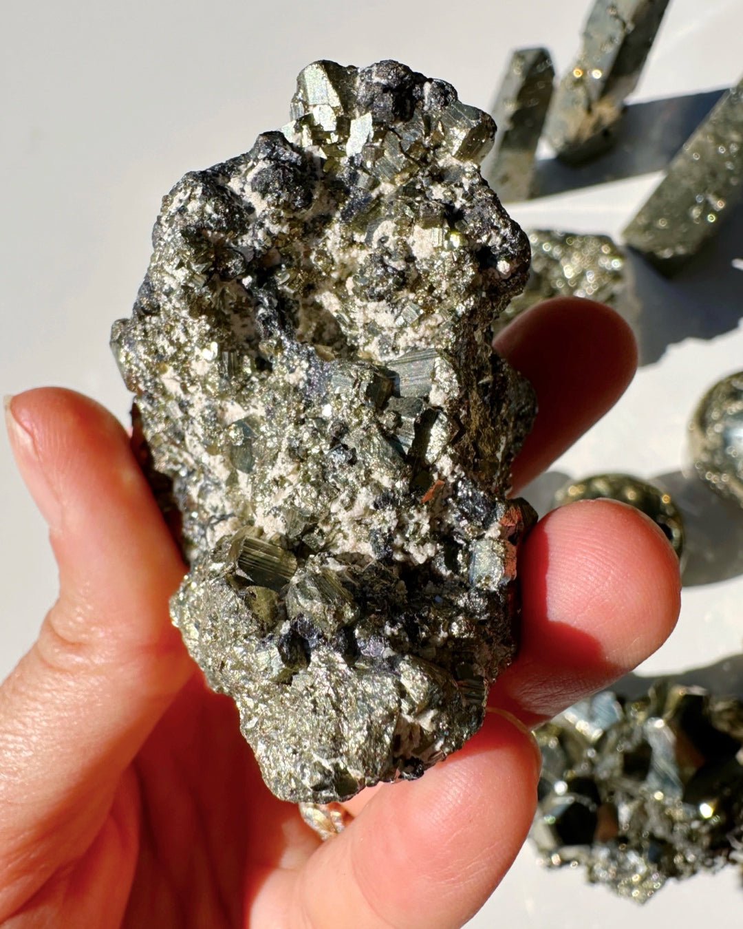 Pyrite Cluster - Baltic Mermaid